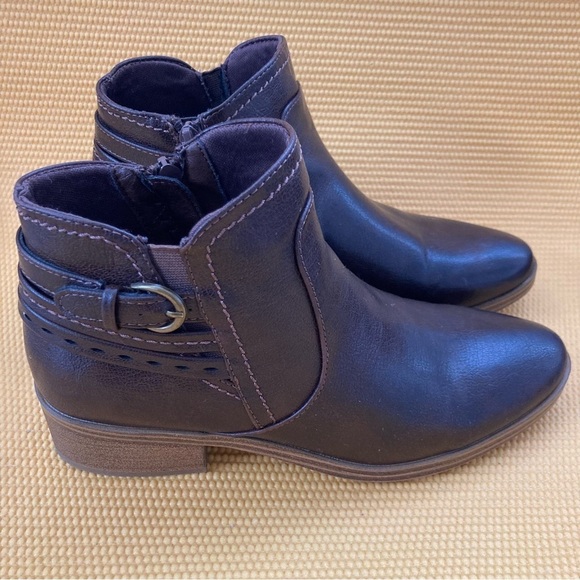 Bare traps MEDLEY Women's Boots Dark Brown Size 8.5 m Side Zipper - Picture 1 of 10